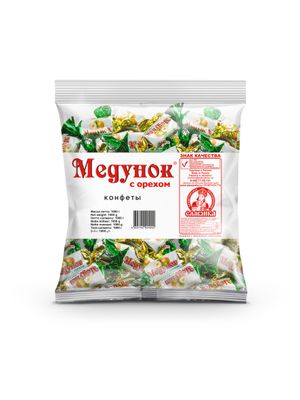 Конфеты Славянка Медунок с орехом 1000гр. (6)