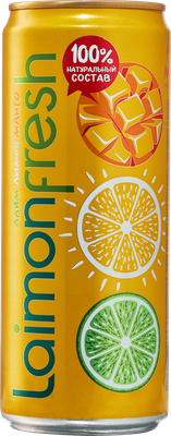 Газированный напиток Laimon Fresh Манго 0,33л