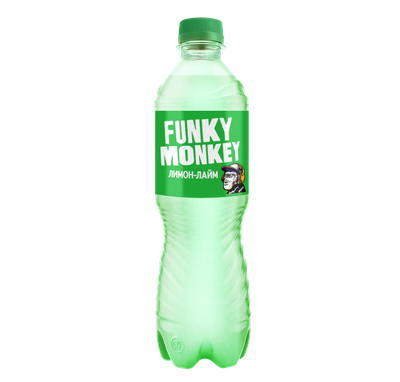 Газированный напиток Funky Monkey Лимон-лайм 0,5л