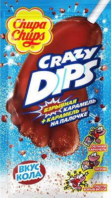 Леденец Chupa Chups Crazy Dips со вкусом колы 14г