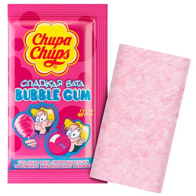 Жевательная резинка Chupa Chups Bubble Gum Сладкая вата Тутти Фрутти, 11г, 12шт