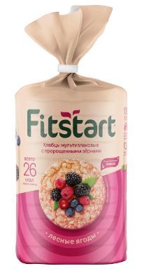 Хлебцы Fitstart мультизлаковые Лесные ягоды, 100г