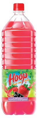 Напиток Hoop клубнично-чёрносмородиновый вкус, негазированный, 2л