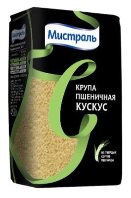 Крупа Мистраль пшеничная из твердых сортов пшеницы Кускус, 450 г
