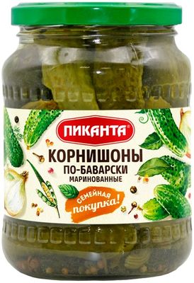 Огурчики "Пиканта" 700гр по-баварски
