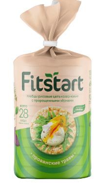 Хлебцы Fitstart рисовые Прованские травы, 90г