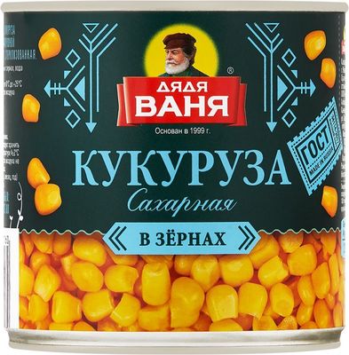 Кукуруза сладкая "Дядя Ваня" 340гр