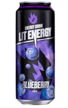 Энергетический напиток Lit Energy Blueberry 0,450 л