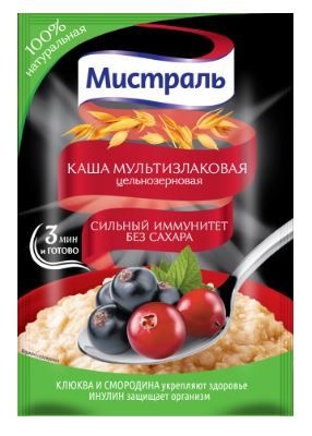 Мистраль Каша мультизлаковая Сильный иммунитет 40гр.*12