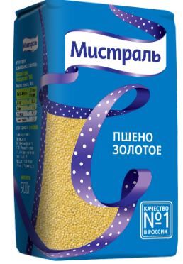 Пшено Мистраль Золотое, 900 г