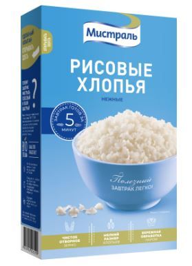 Хлопья Мистраль Рисовые, 400 г