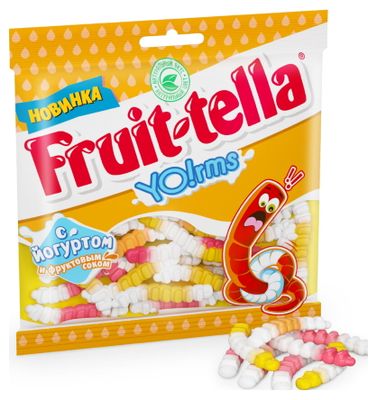 Мармелад жевательный Fruittella Yo!rms, 138г