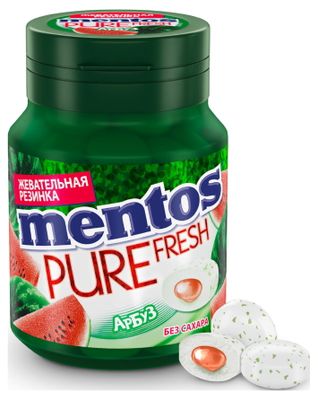 Жевательная резинка Mentos Pure Fresh вкус Арбуз, 8*6*54г