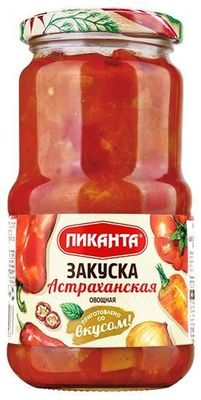 Закуска овощная "Астраханская" ТМ "Пиканта" 460г*6