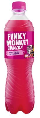Газированный напиток Funky Monkey Crazy Личи-Питахайя 0.5л