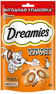 Лакомство для кош Dreamies с добавлением курицы 12*140г