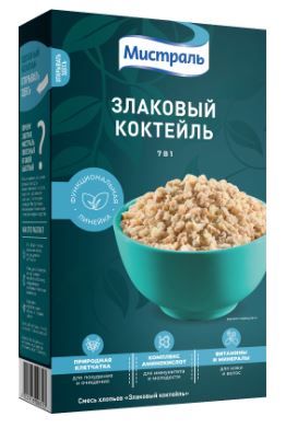Хлопья МИСТРАЛЬ Злаковый коктейль, 400 г