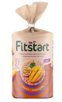 Хлебцы Fitstart рисовые Манго-маракуйя, 100г