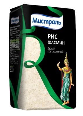 Рис Мистраль белый ароматный Жасмин 500 г