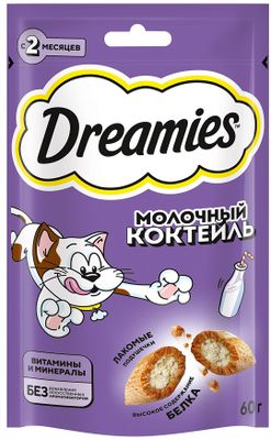 Лакомство для кош Dreamies с добавлением молока 8*60г