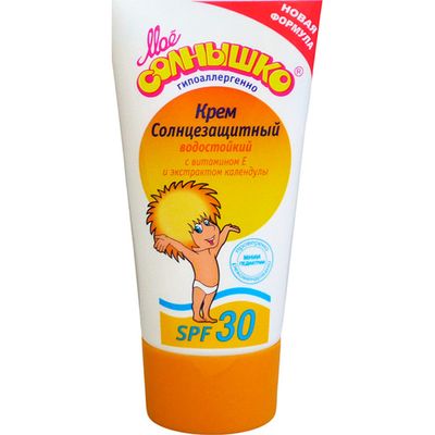 Крем детский МОЕ СОЛНЫШКО 55мл солнцезащитный SPF 30