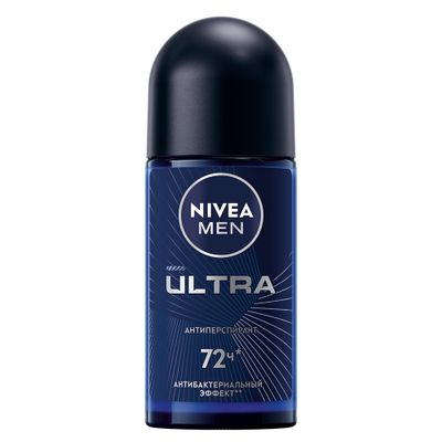 Дезодорант для тела NIVEA 50мл Антиперспирант ролик ULTRA муж*30