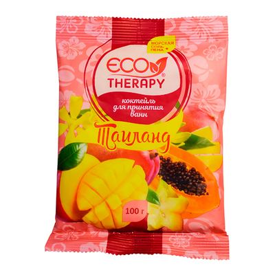 Соль для ванн ЭКОТЕРАПИЯ 100г Таиланд (РК)