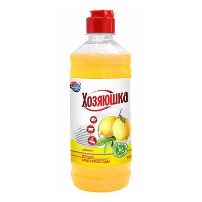 Гель для мытья посуды ХОЗЯЮШКА 500 мл Лимон