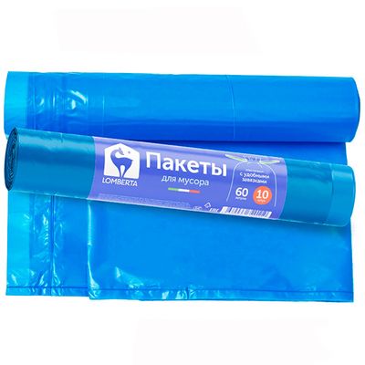 Пакеты для мусора LOMBERTA 20шт 60л Пакет для мусора ПНД