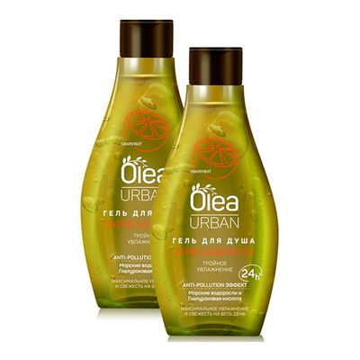 Гель для душа OLEA 300мл Крем-гель URBAN Заряд бодрости флакон/флиптоп*12