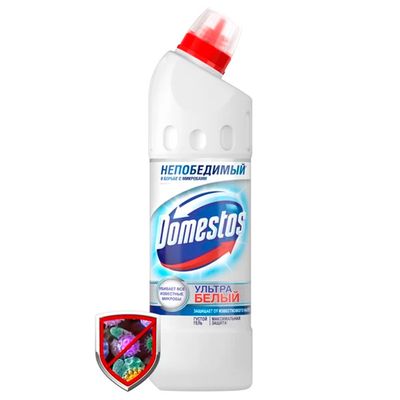 Средство для санузлов DOMESTOS/ДОМЕСТОС 1500мл Ультра белый для унитаза