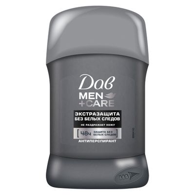 Дезодорант для тела DOVE MEN 50мл Экстразащита без белых следов стик