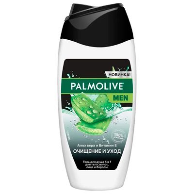Гель для душа PALMOLIVE MEN 250мл Очищение и Уход 4 в 1