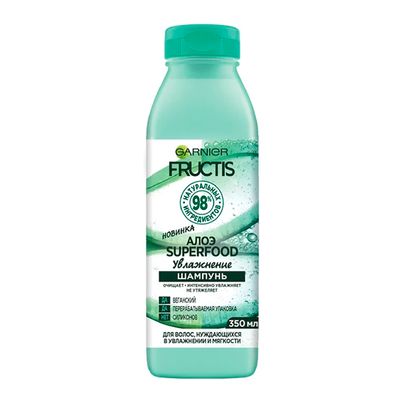 Шампунь для волос GARNIER Fructis SUPERFOOD 350мл Алоэ