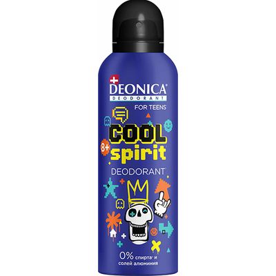 Дезодорант для тела детский DEONICA FOR TEENS 125мл Cool Spirit 8+ спрей