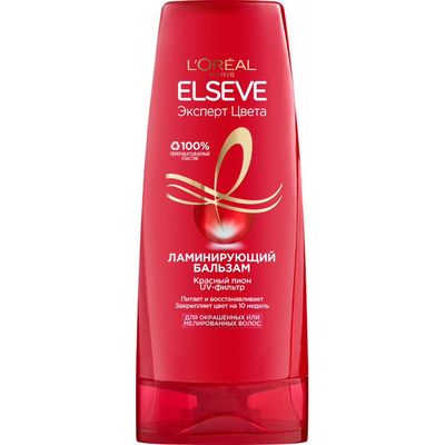Бальзам для волос L'OREAL Elseve 400мл Эксперт цвета ламинирующий