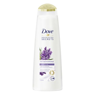 Шампунь DOVE/ДАВ Hair Therapy 380мл Лаванда и розмарин Густота и сила