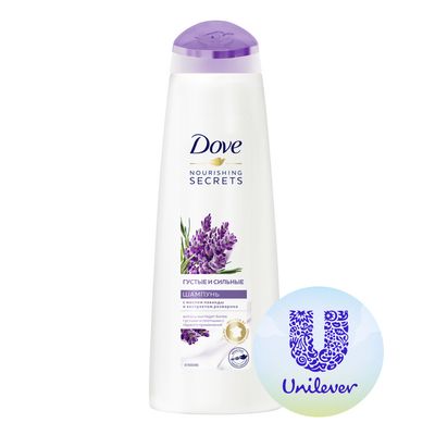 Шампунь DOVE/ДАВ Hair Therapy 380мл Лаванда и розмарин Густота и сила