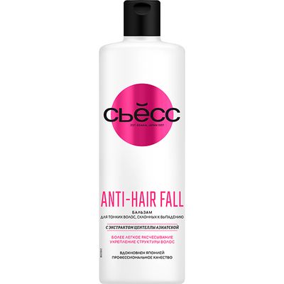 Бальзам-ополаскиватель для волос СЬĔСС 450мл ANTI-HAIR FALL