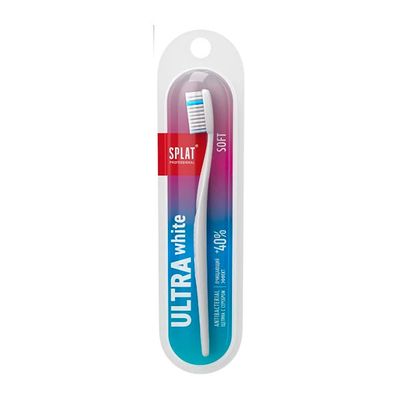 Зубная щетка SPLAT Professional 1шт ULTRA WHITE мягкая *12