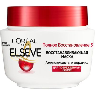 Специальное средство для волос L'OREAL Elseve 300мл Маска Полн. Восст. 5