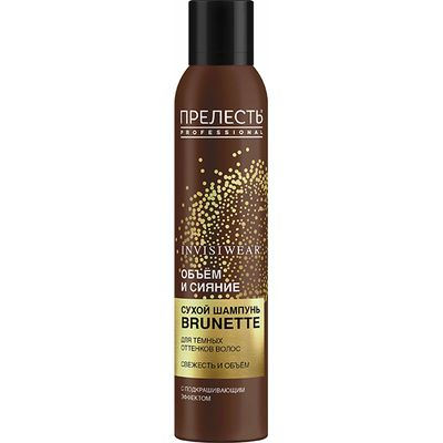 Шампунь для волос ПРЕЛЕСТЬ Professional Invisiwear 200см3 Сухой для брюнеток