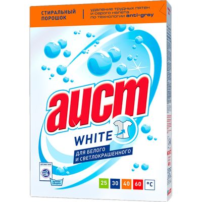 Стиральный порошок АИСТ 400г White автомат+ручная стирка