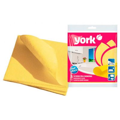 Салфетка хозяйственная YORK 3шт вискозная Домашняя сухие*54