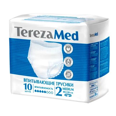 Трусы-подгузники для взрослых TEREZAMED Medium 10 шт	75-110см
