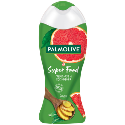 Гель для душа PALMOLIVE Super Food 250мл Грейпфрут и Сок Имбиря
