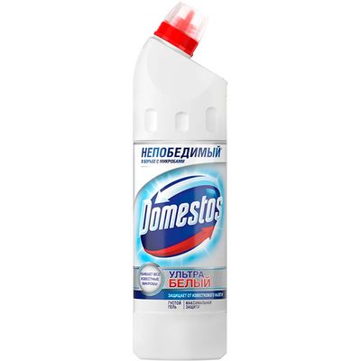 Чистящее средство для санузлов DOMESTOS/ДОМЕСТОС 750мл УЛЬТРА БЕЛЫЙ