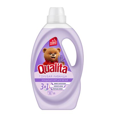 Кондиционер для белья QUALITA 1000мл для белья LAVENDER флакон КК/6
