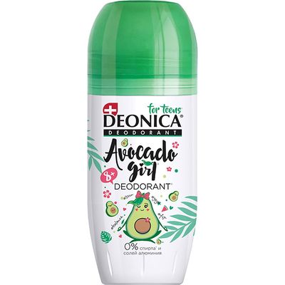 Дезодорант для тела DEONICA FOR TEENS 50мл Avocado Girl ролик