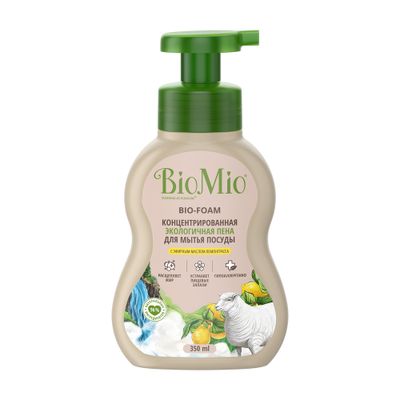 Пена для мытья посуды BIO MIO Bio-Foam 350мл ЛЕМОНГРАСС